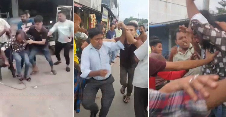 যশোরে মাদকবিরোধী অভিযানে গিয়ে গণপিটুনির শিকার সিআইডি সদস্যরা (ভিডিও)